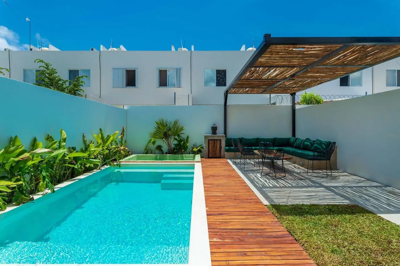 Alberca Privada Con Jacuzzi Caliente Residencial Vigilado 24H - 22 Villa Playa del Carmen Mexico