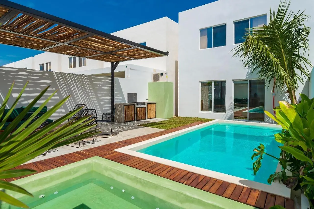 Alberca Privada Con Jacuzzi Caliente Residencial Vigilado 24H - 22 Villa Playa del Carmen 0*,  Mexico