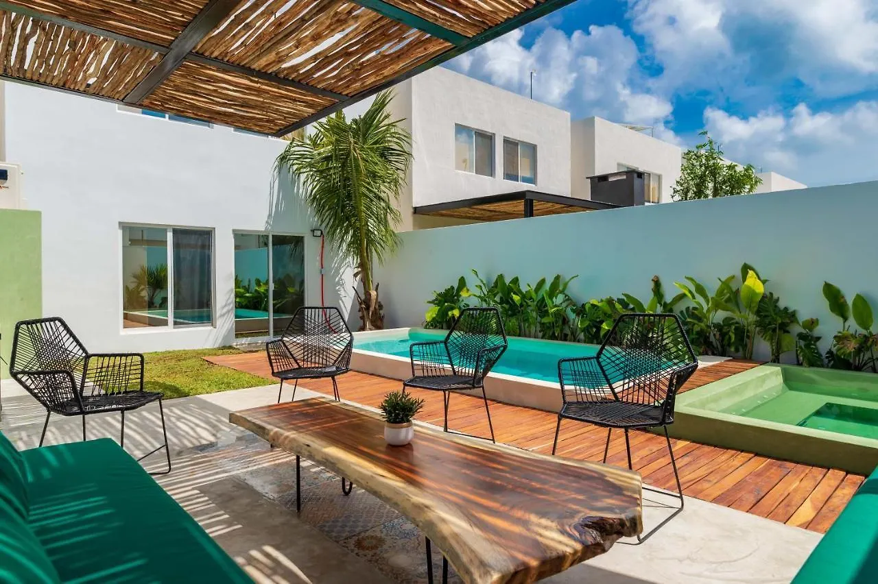 Alberca Privada Con Jacuzzi Caliente Residencial Vigilado 24H - 22 Villa Playa del Carmen