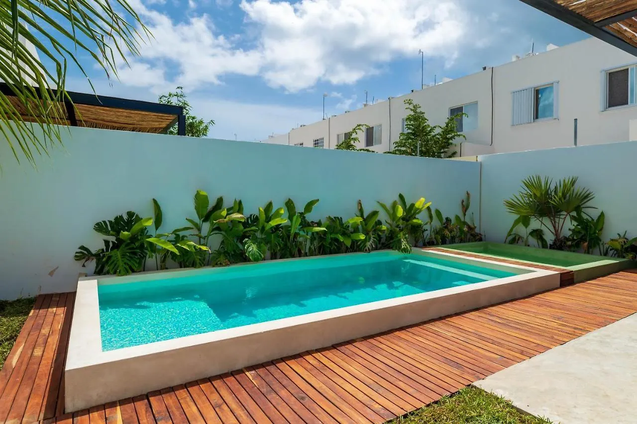Alberca Privada Con Jacuzzi Caliente Residencial Vigilado 24H - 22 Villa Playa del Carmen