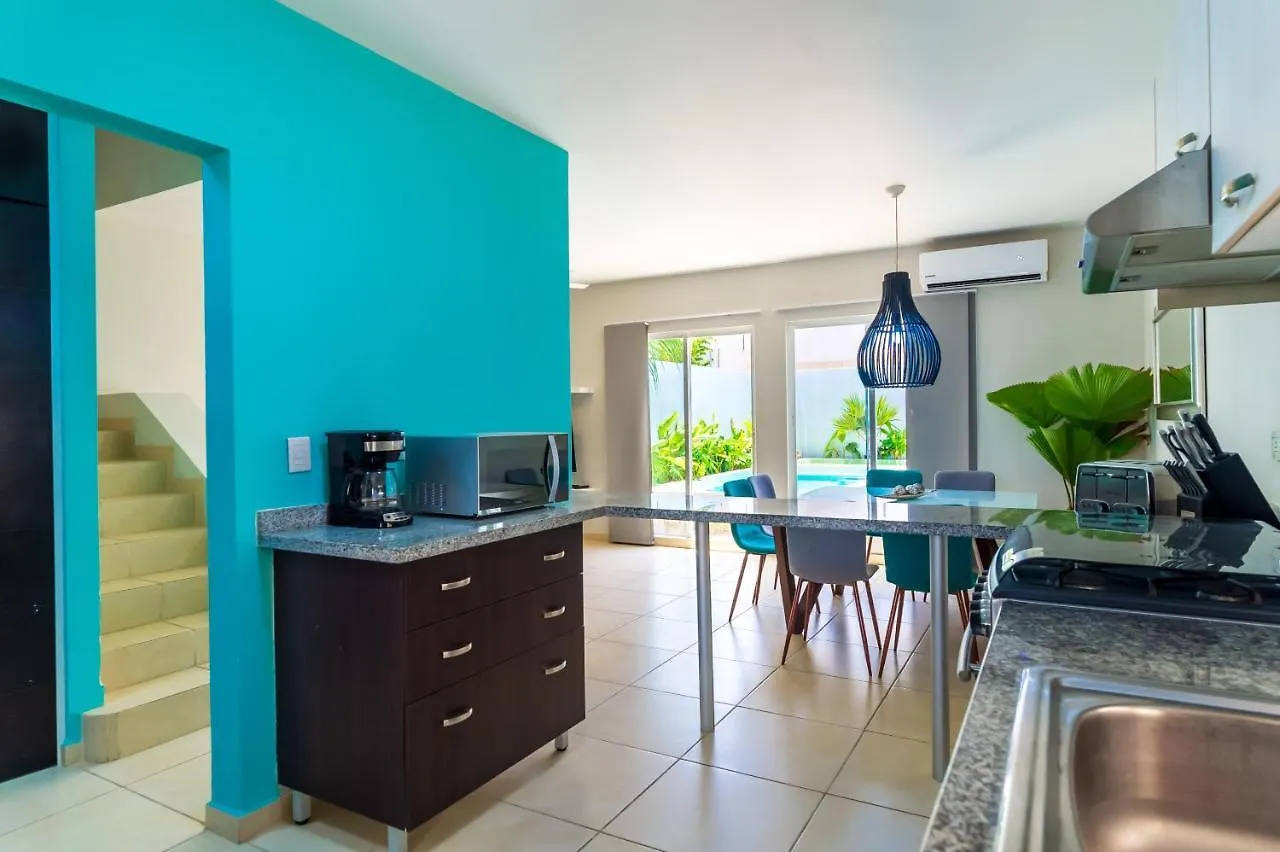 Alberca Privada Con Jacuzzi Caliente Residencial Vigilado 24H - 22 Villa Playa del Carmen 0*,